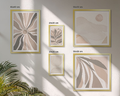 Polyptic înrămat Compoziții naturale elegante