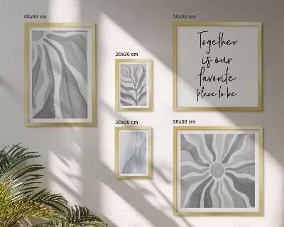 Decorațiune de perete set tablouri Modele abstracte gri și albe
