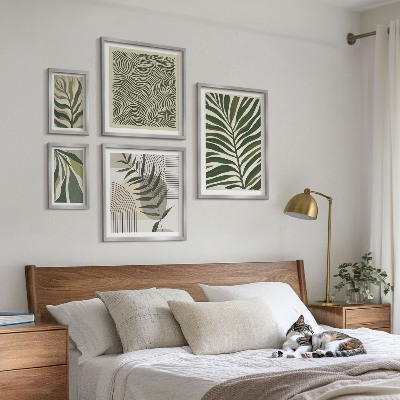 Polyptic înrămat Modele de plante moderne