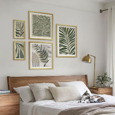 Polyptic înrămat Modele de plante moderne