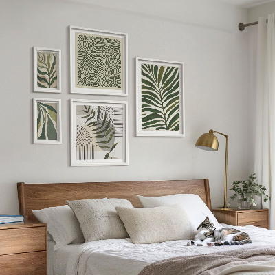 Polyptic înrămat Modele de plante moderne