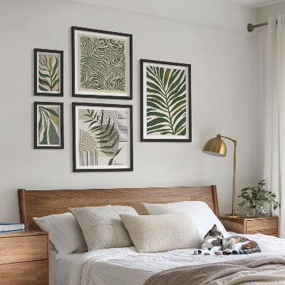 Polyptic înrămat Modele de plante moderne