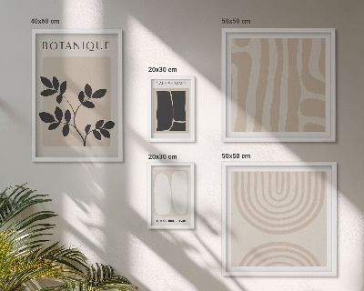 Decorațiune de perete set tablouri Grafică elegantă a plantelor