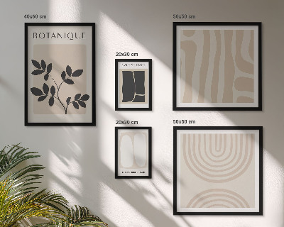Decorațiune de perete set tablouri Grafică elegantă a plantelor