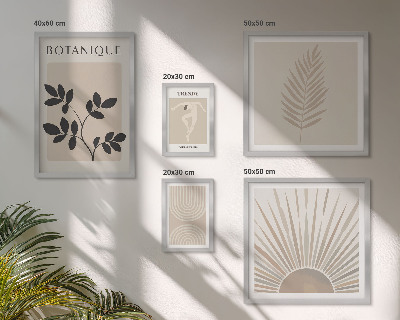 Decorațiune de perete set tablouri Decorațiuni geometrice florale elegante