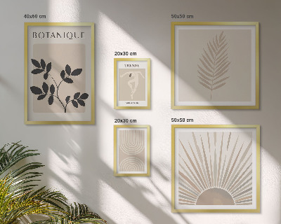 Decorațiune de perete set tablouri Decorațiuni geometrice florale elegante
