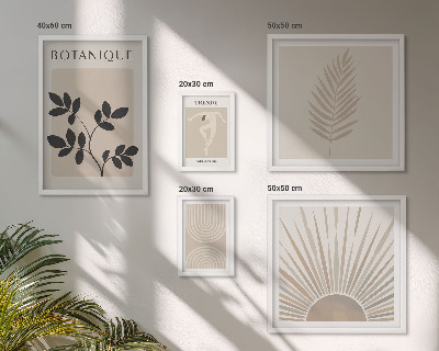 Decorațiune de perete set tablouri Decorațiuni geometrice florale elegante