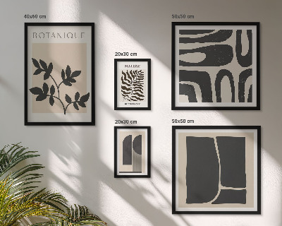 Decorațiune de perete set tablouri Grafică abstractă elegantă a naturii