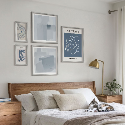 Decorațiune de perete set tablouri Abstracțiuni minimaliste elegante