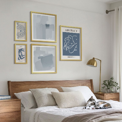 Decorațiune de perete set tablouri Abstracțiuni minimaliste elegante