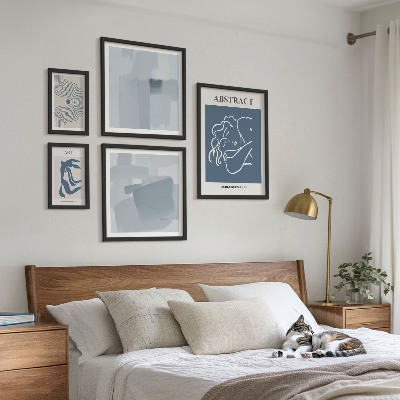 Decorațiune de perete set tablouri Abstracțiuni minimaliste elegante
