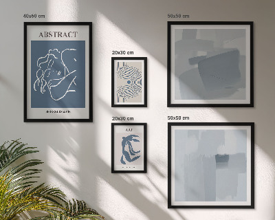 Decorațiune de perete set tablouri Abstracțiuni minimaliste elegante
