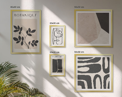 Decorațiune de perete set tablouri Grafică minimalistă elegantă