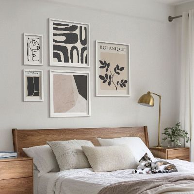 Decorațiune de perete set tablouri Grafică minimalistă elegantă