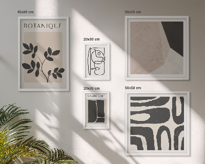 Decorațiune de perete set tablouri Grafică minimalistă elegantă