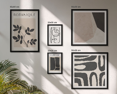 Decorațiune de perete set tablouri Grafică minimalistă elegantă