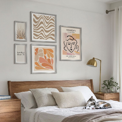 Decorațiune de perete set tablouri Stil abstract modern