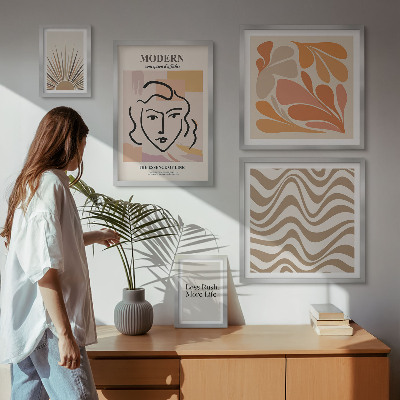 Decorațiune de perete set tablouri Stil abstract modern