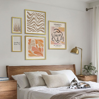 Decorațiune de perete set tablouri Stil abstract modern