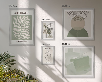 Decorațiune de perete set tablouri Compoziții elegante de plante