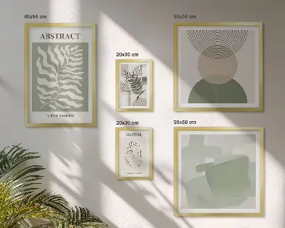 Set de tablouri decorative pentru perete compoziții elegante cu plante