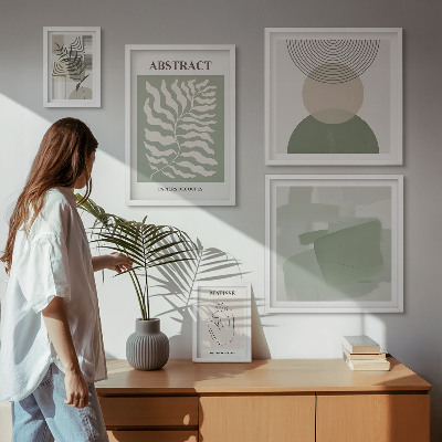 Decorațiune de perete set tablouri Compoziții elegante de plante
