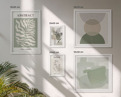 Decorațiune de perete set tablouri Compoziții elegante de plante