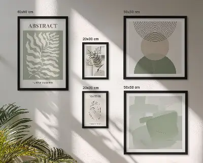 Set de tablouri decorative pentru perete compoziții elegante cu plante