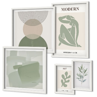 Decorațiune de perete set tablouri Stil modern cu abstracție