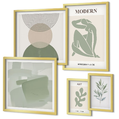 Decorațiune de perete set tablouri Stil modern cu abstracție