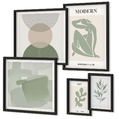Decorațiune de perete set tablouri Stil modern cu abstracție