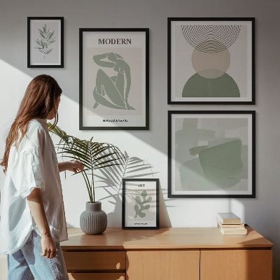 Decorațiune de perete set tablouri Stil modern cu abstracție
