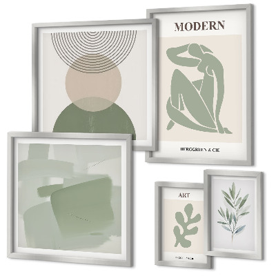 Decorațiune de perete set tablouri Stil modern cu abstracție