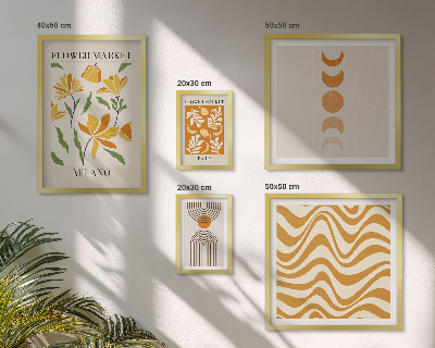 Polyptic înrămat Decorațiuni florale elegante