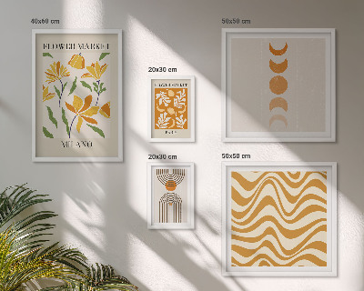 Polyptic înrămat Decorațiuni florale elegante