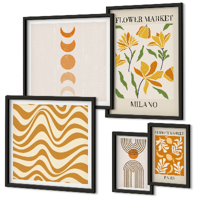 Polyptic înrămat Decorațiuni florale elegante