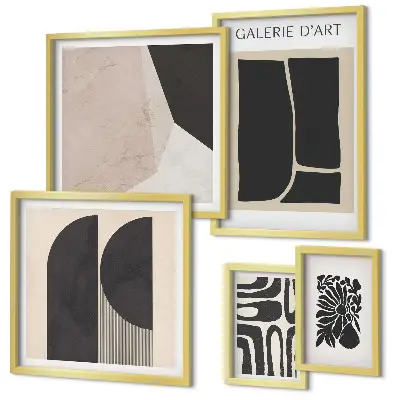 Grafică minimalistă tablou elegant înrămat