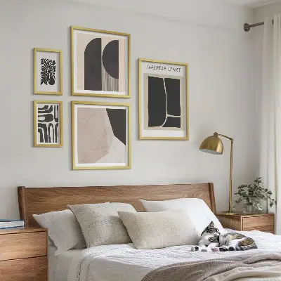 Grafică minimalistă tablou elegant înrămat