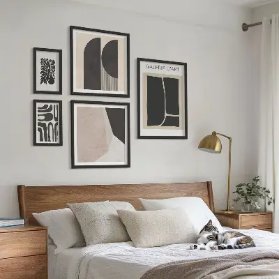 Grafică minimalistă tablou elegant înrămat
