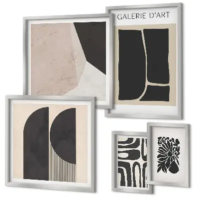 Grafică minimalistă tablou elegant înrămat