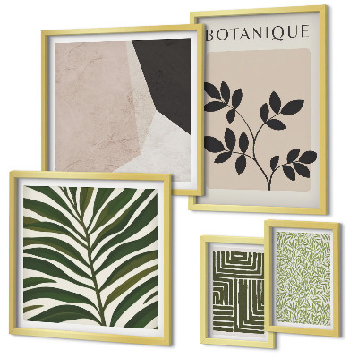 Decorațiune de perete set tablouri Inspirații moderne din plante