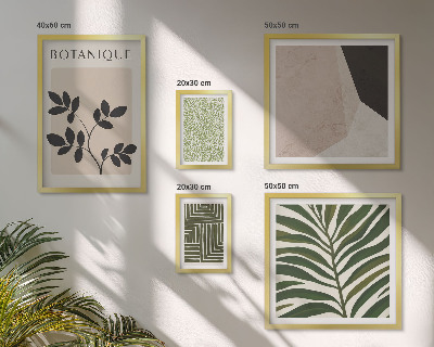 Decorațiune de perete set tablouri Inspirații moderne din plante