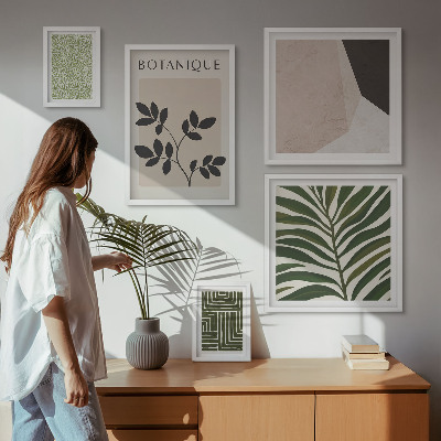 Decorațiune de perete set tablouri Inspirații moderne din plante