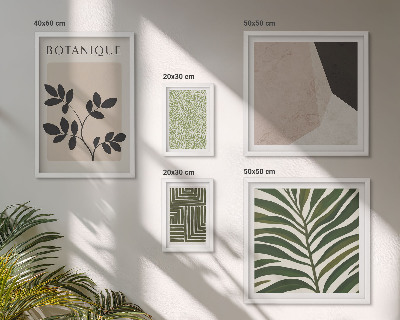Decorațiune de perete set tablouri Inspirații moderne din plante