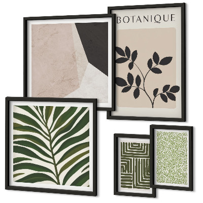 Decorațiune de perete set tablouri Inspirații moderne din plante