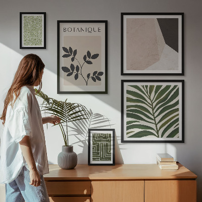 Decorațiune de perete set tablouri Inspirații moderne din plante