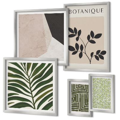 Decorațiune de perete set tablouri Inspirații moderne din plante