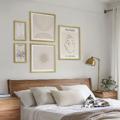 Polyptic înrămat Linii de artă minimalistă