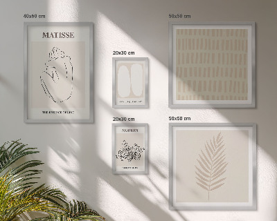 Decorațiune de perete set tablouri Forme în stil minimalist