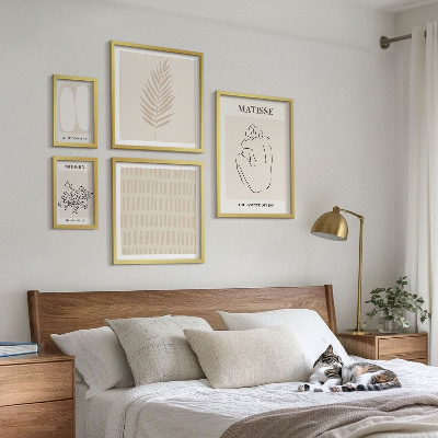 Decorațiune de perete set tablouri Forme în stil minimalist
